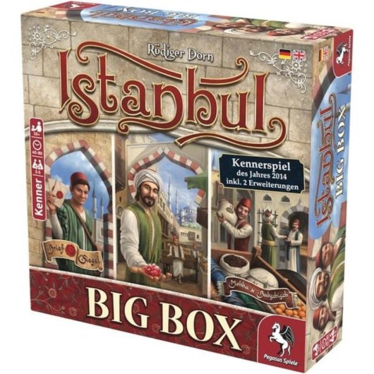 Juego de mesa Pegasus Istanbul Big Box Estrategia 5 jugadores