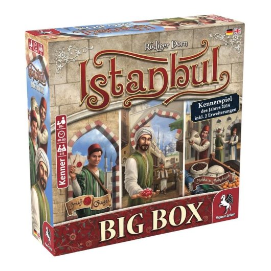 Juego de mesa Pegasus Istanbul Big Box Estrategia 5 jugadores