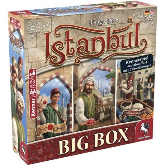 Juego de mesa Pegasus Istanbul Big Box Estrategia 5 jugadores