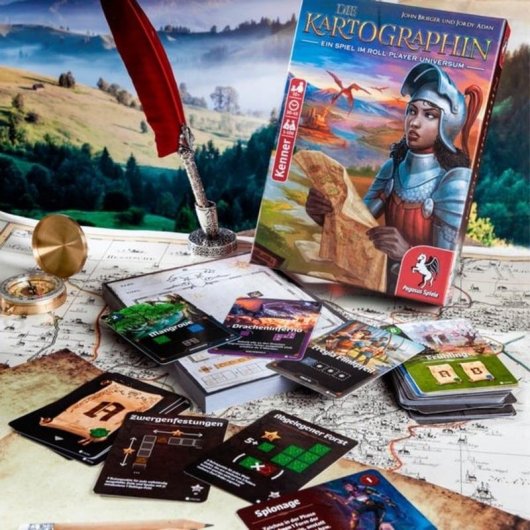 Jeu de société Pegasus Die Kartographin Aventure familiale