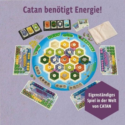 Juego de mesa KOSMOS Catan Energien Estrategia Familiar 3-4 jugadores 90 min