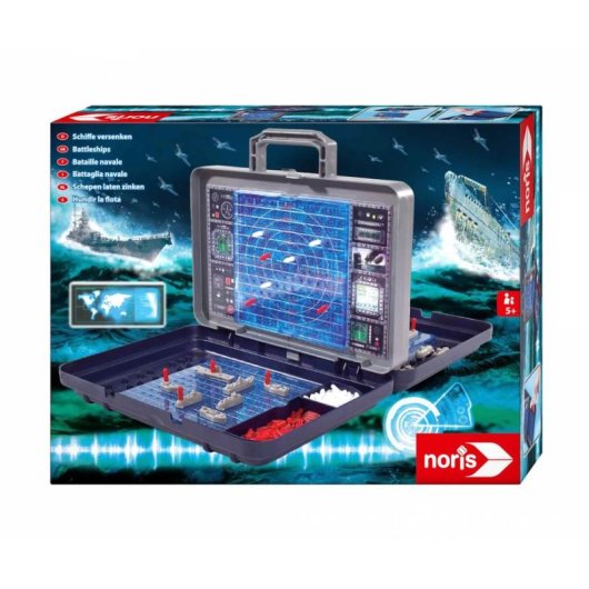 Jogo de estratégia Noris Sea Battle para 2 jogadores a partir de 5 anos