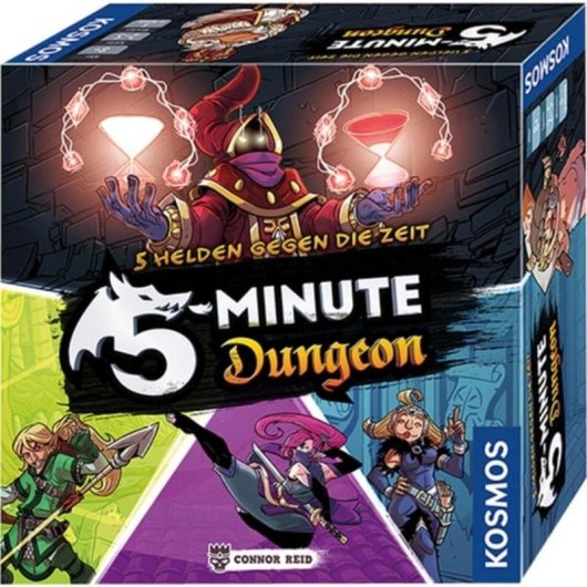 Juego de cartas Kosmos 5-Minute Dungeon cooperativo para 2-5 jugadores