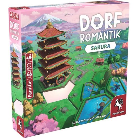 Jeu de société Pegasus Dorfromantik - Sakura Famille 1-6 joueurs