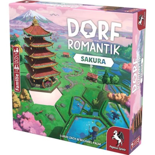 Jeu de société Pegasus Dorfromantik - Sakura Famille 1-6 joueurs
