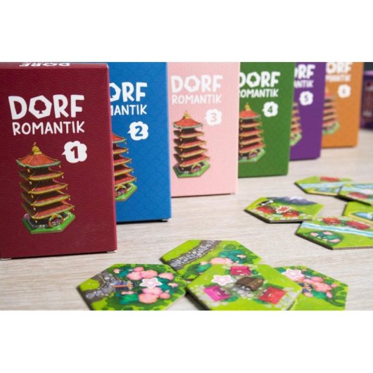 Jeu de société Pegasus Dorfromantik - Sakura Famille 1-6 joueurs