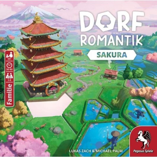 Jeu de société Pegasus Dorfromantik - Sakura Famille 1-6 joueurs