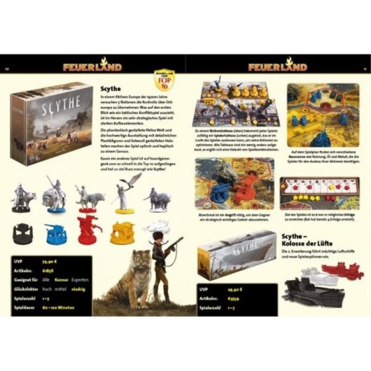 Jeu de société Pegasus Scythe 1-5 joueurs 14 ans