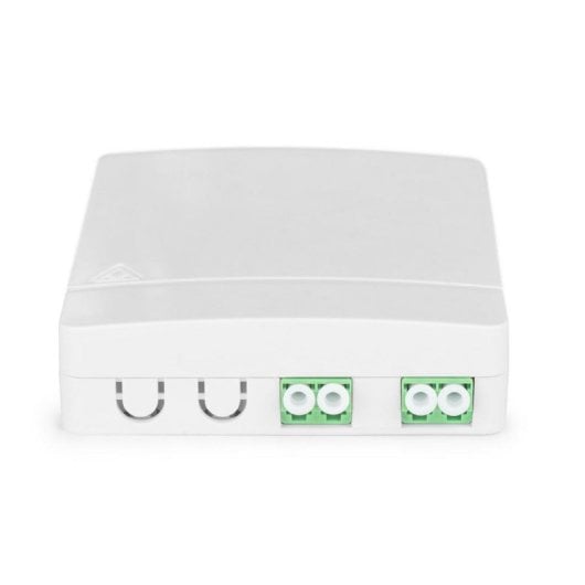 Caja de conexión FTTH Digitus con 2 acopladores LC/APC DX para pared