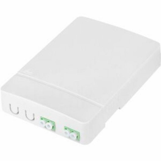 Caja de conexión FTTH Digitus con 2 acopladores LC/APC DX para pared