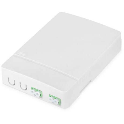 Caja de conexión FTTH Digitus con 2 acopladores LC/APC DX para pared