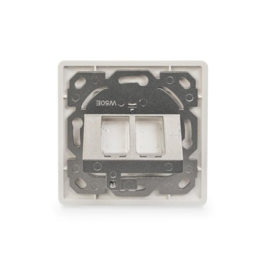 Toma de corriente DIGITUS para módulos Keystone RJ-45 Blanco