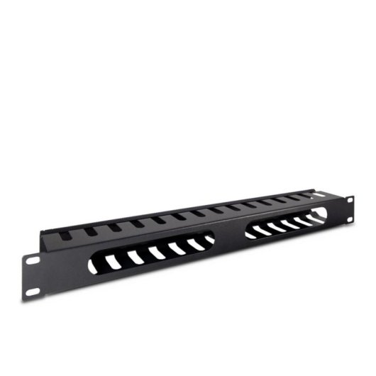 Panel guíacables Inter-Tech 88887276 1U Negro