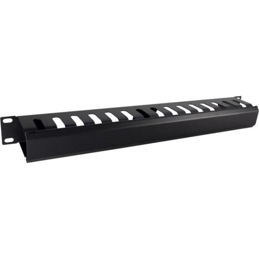 Panel guíacables Inter-Tech 88887276 1U Negro