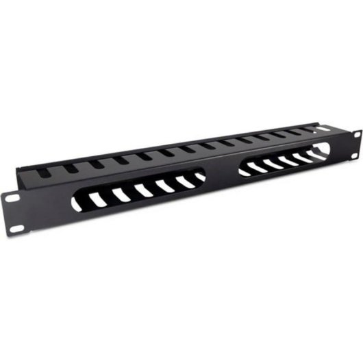 Panel guíacables Inter-Tech 88887276 1U Negro