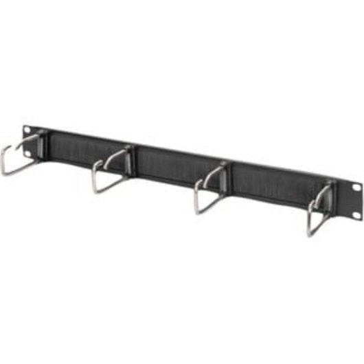Painel de gestão de cabos Digitus para rack 19" 1U com suportes de aço