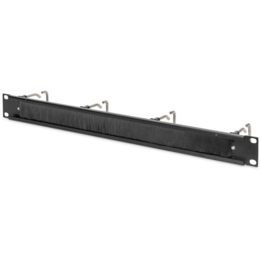 Painel de gestão de cabos Digitus para rack 19" 1U com suportes de aço