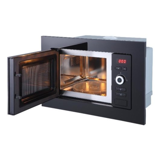 Microondas Respekta MW733 17 litros 700W Integrable con temporizador digital y bloqueo infantil