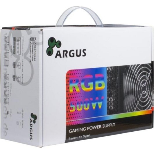 Source d'alimentation Inter-Tech Argus RGB-500W II 500W 80 PLUS Bronze RGB