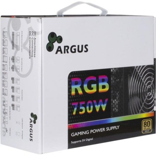 Netzteil Inter-Tech Argus RGB-750W CM II 750W 80 PLUS Gold semi-modular