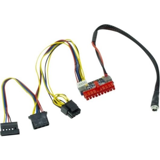 Cavo di alimentazione Inter-Tech ATX 20-pin a SATA 15-pin + Molex 4-pin
