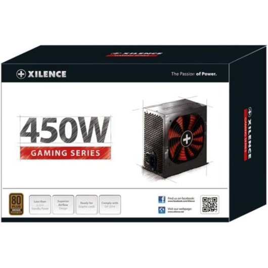 Netzteil Xilence Performance A+ XN213 450W 80 PLUS Bronze aktiv