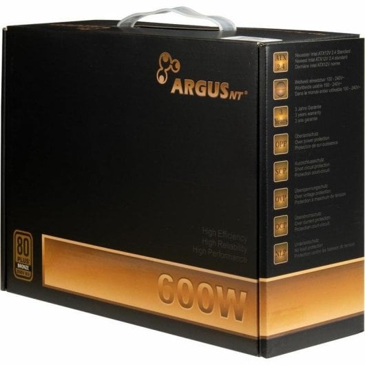 Source d'alimentation Inter-Tech Argus BPS-600 600W 80 PLUS Bronze non modulaire