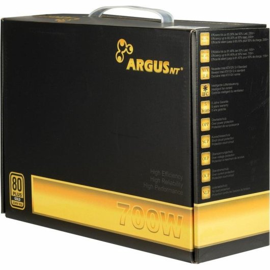 Source d'alimentation Inter-Tech ArgusNT GPS-700 700W 80 PLUS Gold non modulaire