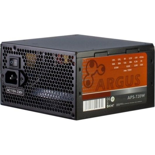 Alimentation Inter-Tech Argus APS 720W Efficacité 82% Non modulaire