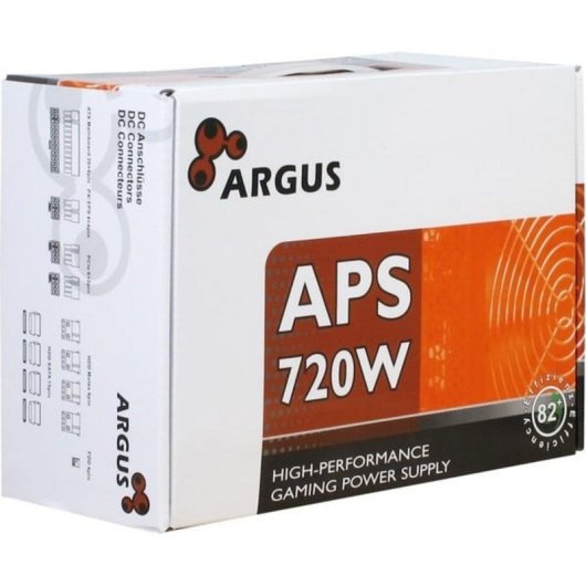 Alimentation Inter-Tech Argus APS 720W Efficacité 82% Non modulaire