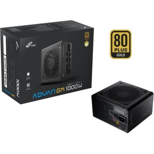 Fuente de Alimentación FSP ADVAN GM 1000W Certificação 80 PLUS Gold modular
