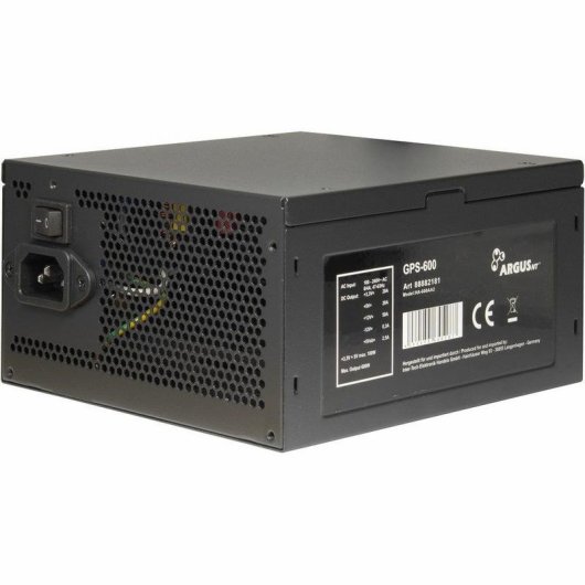 Source d'alimentation Inter-Tech Argus GPS-600 600W 80 PLUS Gold ATX non modulaire