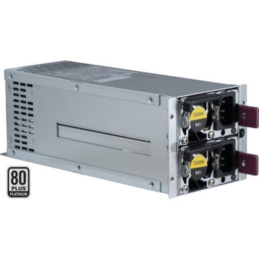 Fuente de Alimentación Inter-Tech R2A-DV1200-N 1200W 80 PLUS Platinum 2U con LED
