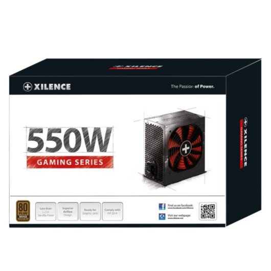 Netzteil Xilence Performance A+ XN215 550W 80 PLUS Bronze Aktiv