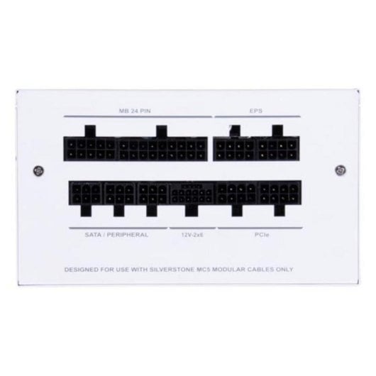 Source d'alimentation SilverStone DA850R 850W 80 PLUS Gold modulaire blanche