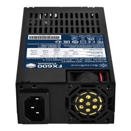 Alimentation SilverStone FX600 Platinum 600W 80 Plus Platinum Flex ATX active