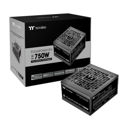 Fuente de alimentación Thermaltake Toughpower SFX Platinum 750W 80 PLUS Platinum modular