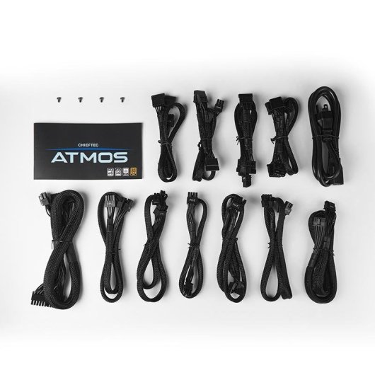 Fonte de Alimentação Chieftec Atmos 850W 80 PLUS Gold modular ATX 3.0