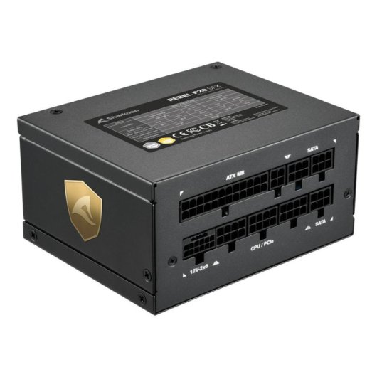 Fuente de alimentación Sharkoon Rebel P20 SFX 850W Certificación CYBENETICS Platinum modular