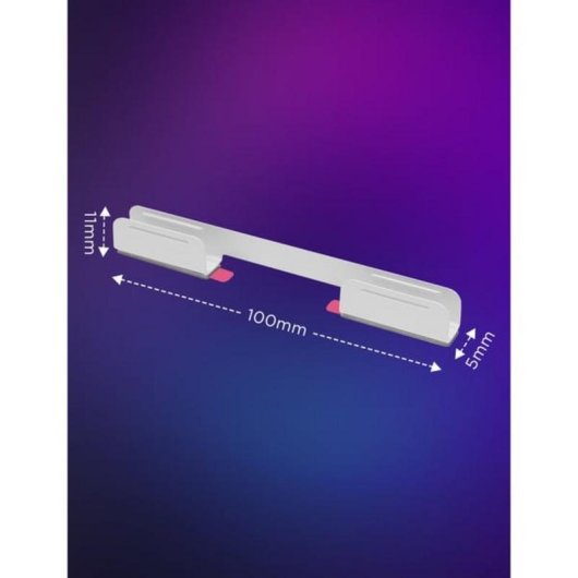 Clip de montaje Govee H10D2000 Metal Blanco Neon Rope Light 2 5 unidades