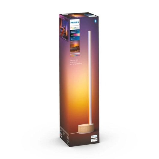 Lámpara de mesa inteligente Philips Hue Gradient Signe Zigbee/Bluetooth luz blanca coloreada dormitorio