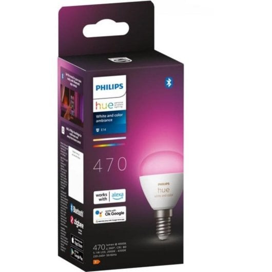 Lampadina intelligente Philips Hue P45 E14 White and Color Ambiance