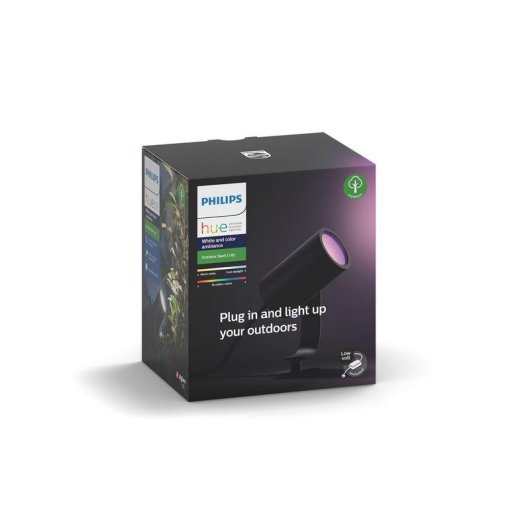 Faretto per esterni Philips Hue White and Color ambiance Bluetooth/Zigbee Nero