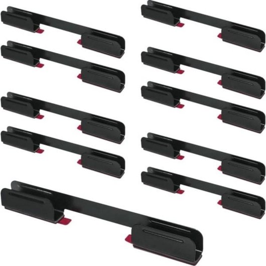 Clip de montaje Govee H10D2001 para Neon Rope Light 2, Negro, Metal, Pack 5 unidades