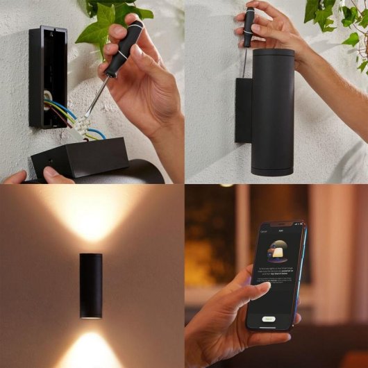 Außenwandleuchte Philips Hue White and Color ambiance Appear
