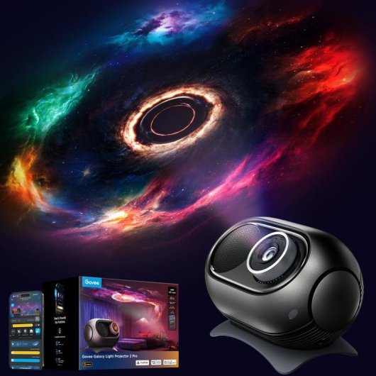 Proiettore di luce ambientale Govee Galaxy Light Projector 2 pro Nero