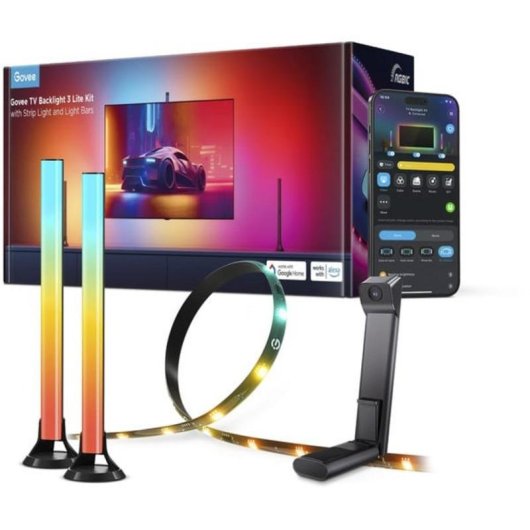 Kit di illuminazione intelligente Govee Backlight Kit 2 Wi-Fi/Bluetooth Multicolor 48 W