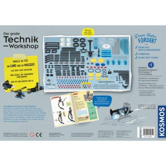 Caisse d'expériences Kosmos 62085 Physique 260 pièces