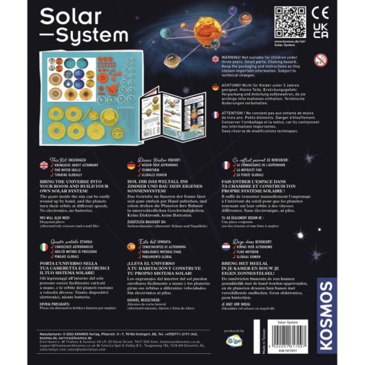 Système solaire Kosmos 38262016 Astronomie 8 ans Bleu