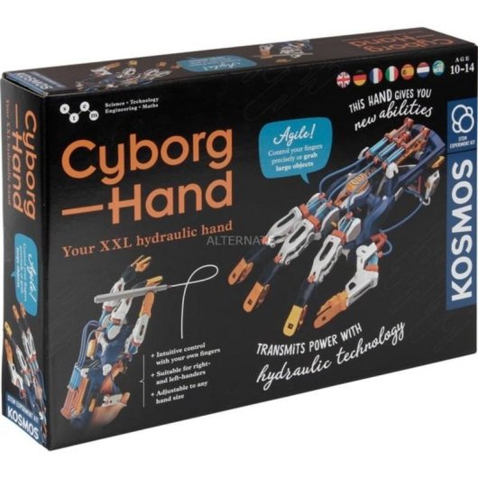 Kit d'ingénierie KOSMOS Cyborg-Hand pour enfants de 8 à 14 ans